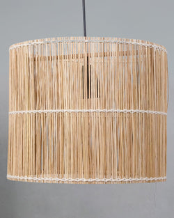 Luminária de Talo de Coqueiro Nordeste - 30x35cm