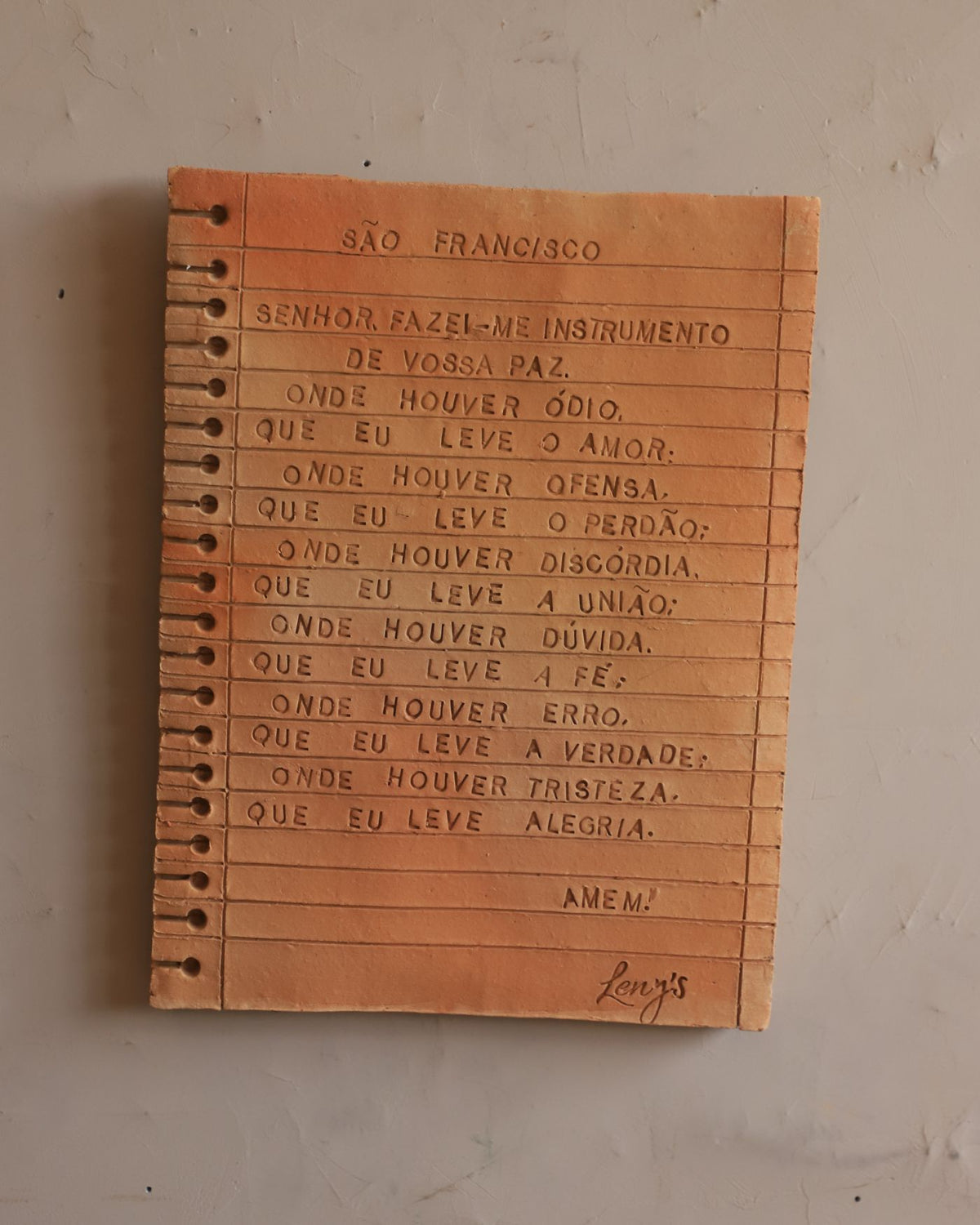Oração de São Francisco de Parede Leny's