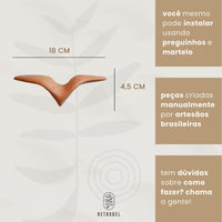 Trio de andorinha de Cerâmica